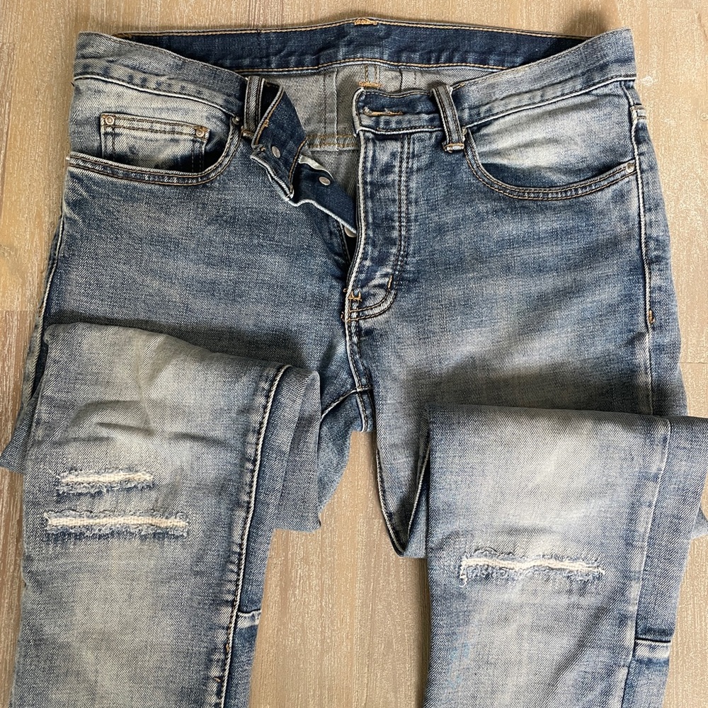 Mnml zipper Denim